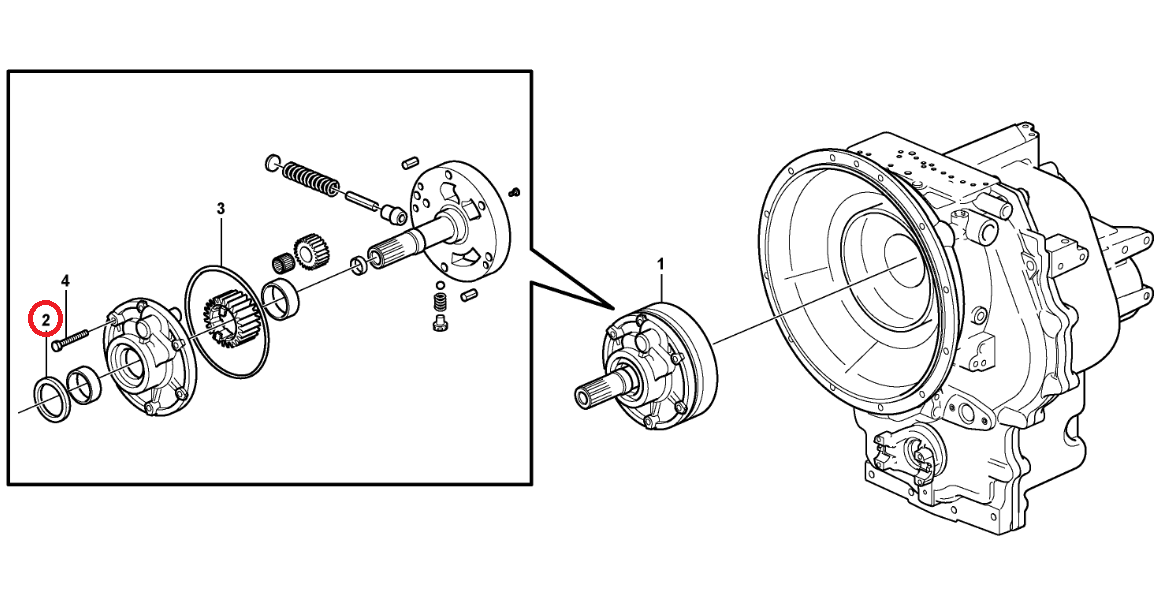 УПЛОТНИТЕЛЬ НАСОСА ТРАНСМИССИИ VOLVO BL71 11712659