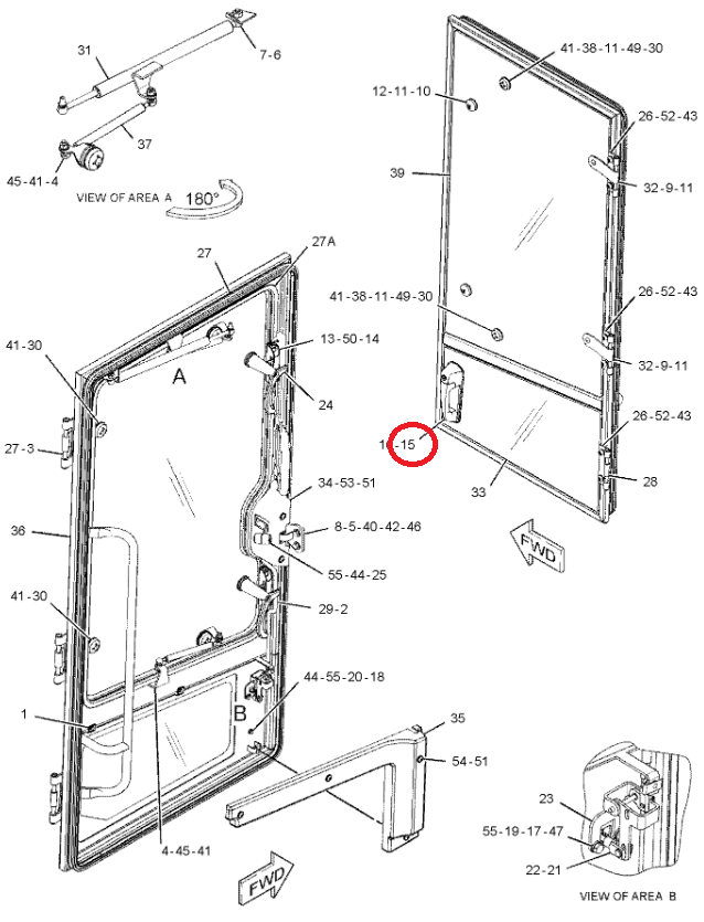 ДВЕРНАЯ РУЧКА С ЗАМКОМ CAT 246D 256C 120M 2521862 ORG