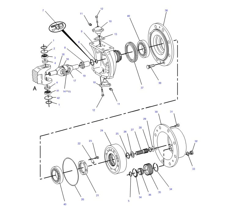 CAT муфта полуоси 9R8714 428B корзина P. 16