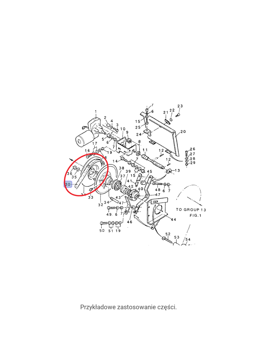 РЕМЕННЫЙ РЕДУКТОР MOTOWIDEL NEW HOLLAND CASE 80334065-334065