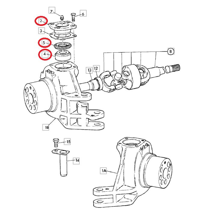 КОМПЛЕКТ ДЛЯ КРОССОВЕРОВ JCB МОСТЫ SD40