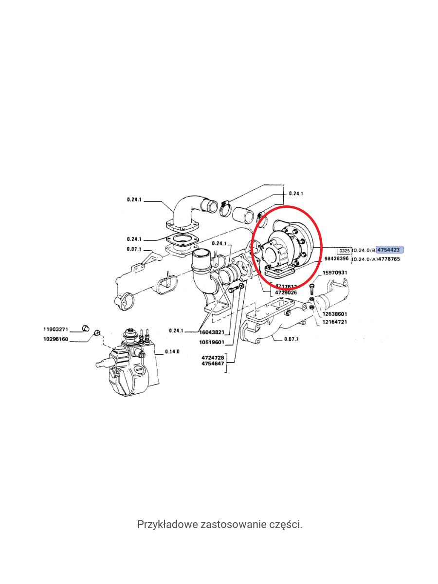 Турбокомпрессор NEW HOLLAND CNH 4754423