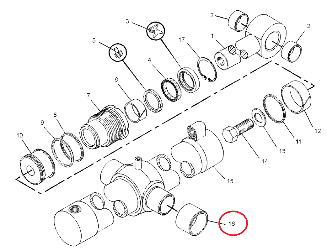 РУКАВ ПЛЕЧА СПЕРЕДИ CAT 428B C D 9T0766