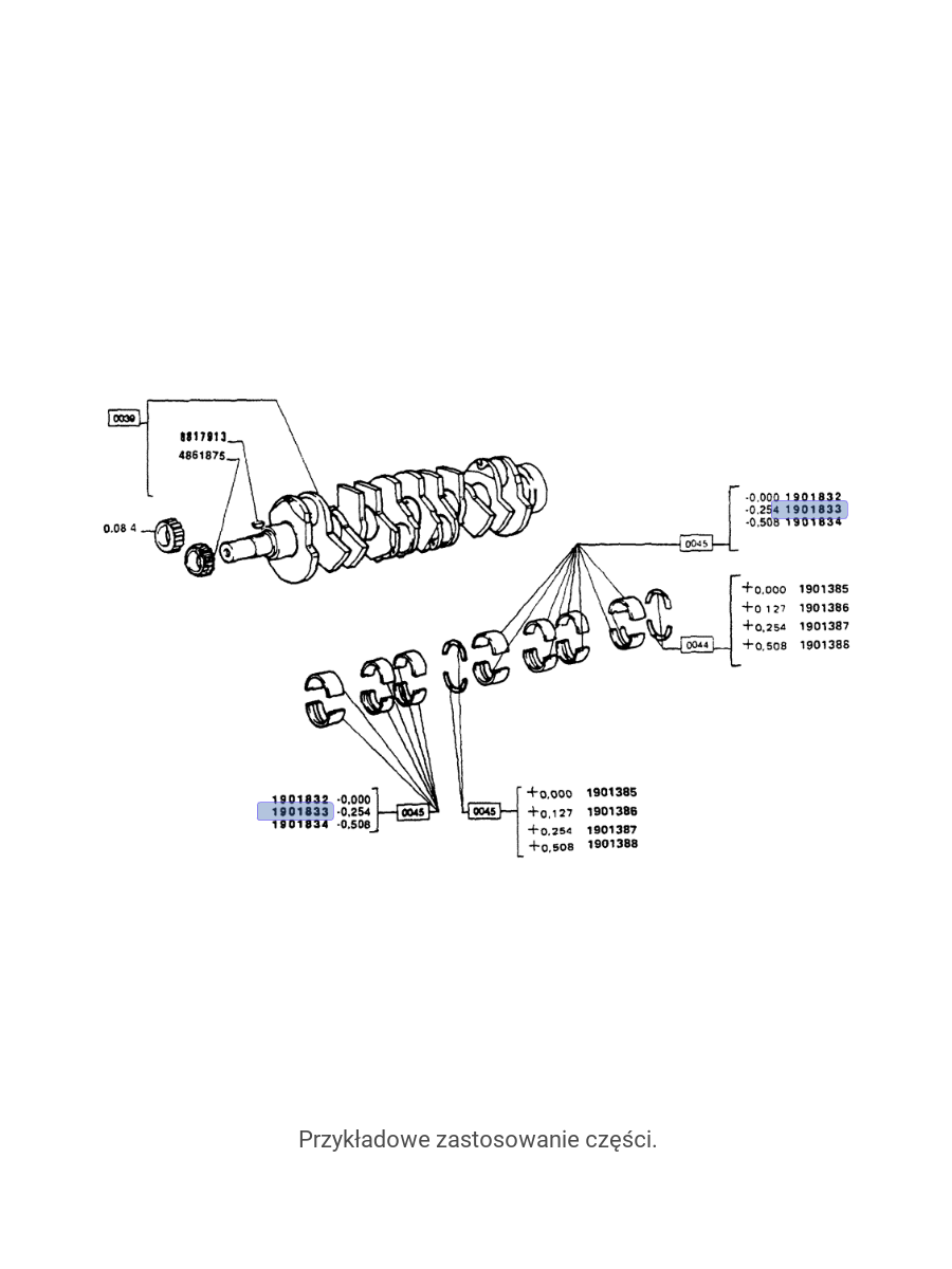 Основная вертлужная впадина и шлиф New Holland CNH 1901833