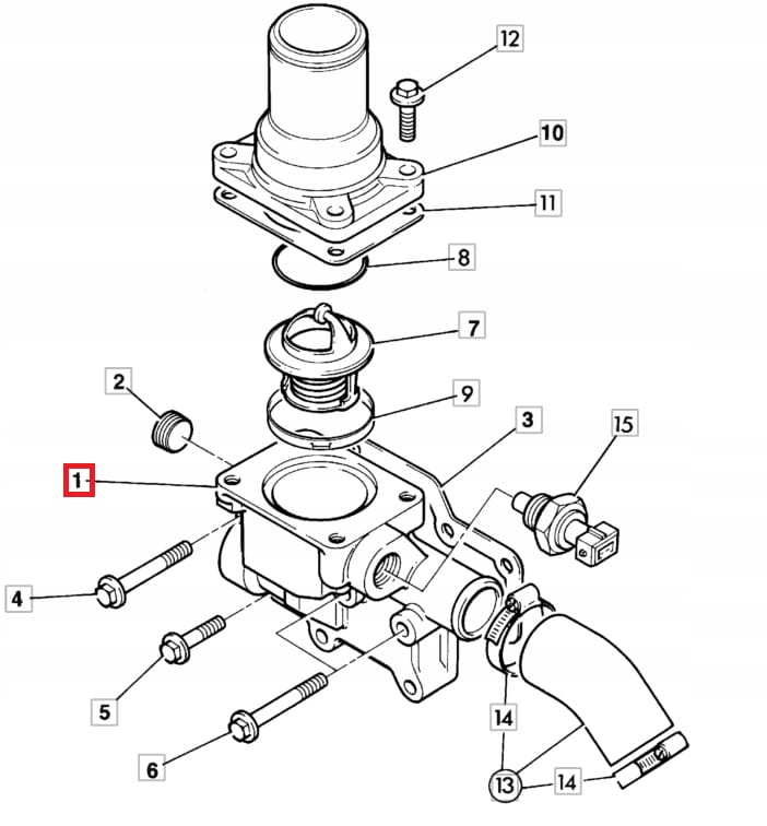 OBUDOWA TERMOSTATU CAT TH350B TH460B TH62 TH63 TH82
