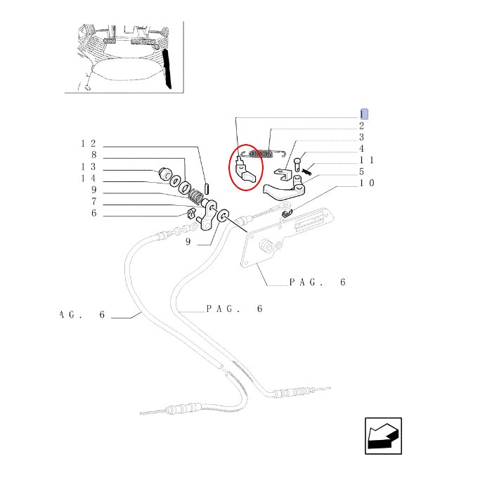 РЫЧАГ LIFTOMATIK NEW HOLLAND CASE CNH 5128641-87639000