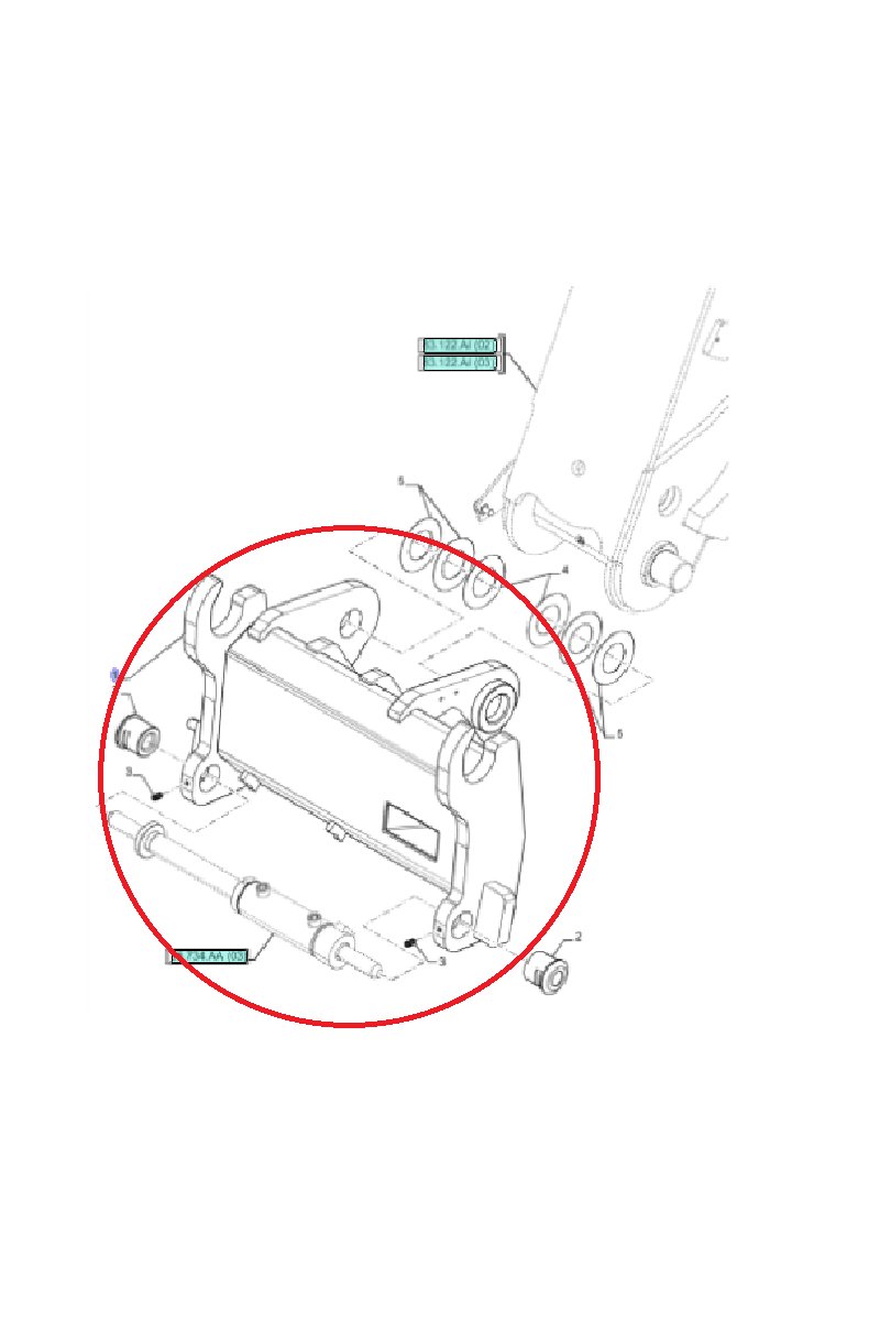 Кронштейн плеча New Holland LM 47957806-47855432