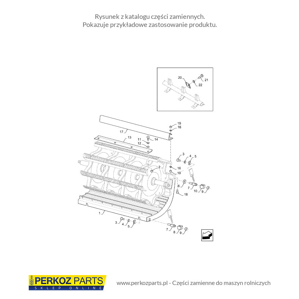 НАБОР КУКУРУЗЫ С СЕПЕРАТОРОМ NEW HOLLAND TC5060-TC5080 87624145