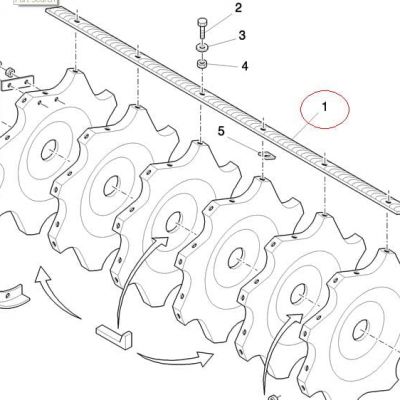 ЦЕПИ ДЛЯ МОЛОТИЛКИ ПАРА LH New Holland CASE 84438637 - 89838439 - 9838439