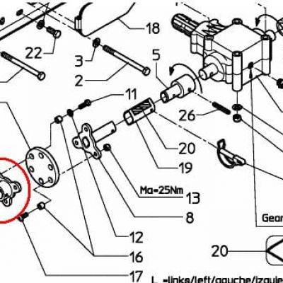 МУФТА ДЛЯ РЕДУКТОРА Kverneland RS-C/M VNB1593593 - VNB1593565-VNB1593593 — фото 4