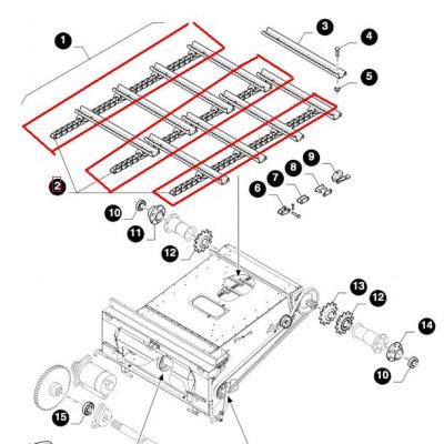 НАКЛОННАЯ КОНВЕЙЕРНАЯ ЦЕПЬ NEW HOLLAND 89837403-47483255