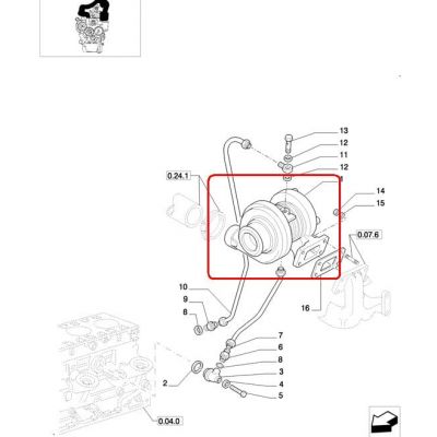 ТУРБОКОМПРЕССОР NEW HOLLAND CASE STEYR 99462782