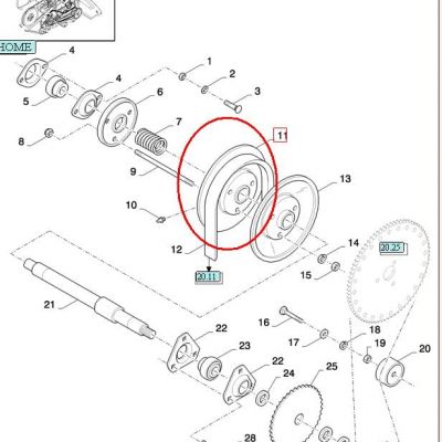 БЕССТУПЕНЧАТЫЙ ЗУБЧАТЫЙ ДИСК NEW HOLLAND CASE 89819915-9819915 — фото 2