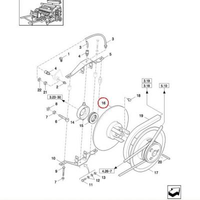 БЕССТУПЕНЧАТЫЙ ПРИВОД РЕДУКТОРА NEW HOLLAND 80439596-439596