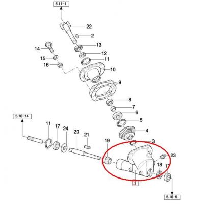 УГЛОВАЯ ШЕСТЕРНЯ НАСЫПНОГО ЗЕРНА NEW HOLLAND CASE 84819563