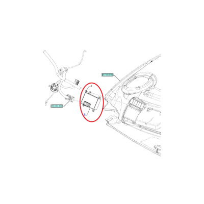 Электронный блок фонарей ЭБУ New Holland CNH 47571857