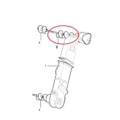 ВЕРХНЯЯ ЗЕРНИСТАЯ УЛИТКА NEW HOLLAND CNH 84026743-48098526