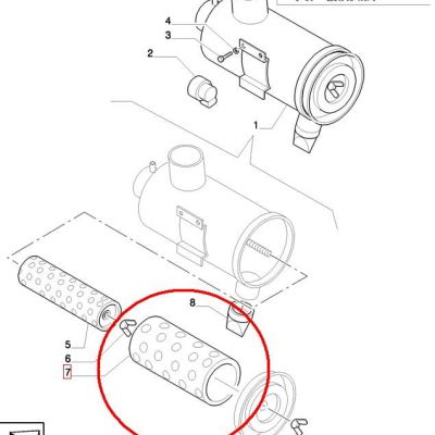 Наружный воздушный фильтр NEW HOLLAND 1930765 - 85824366 - 1931146 - T1950555