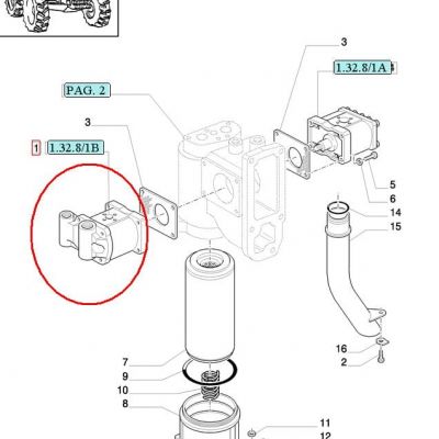 НАСОС РУЛЕВОГО УПРАВЛЕНИЯ NEW HOLLAND CASE 5180267-82991210