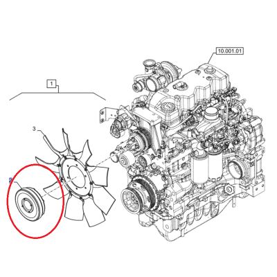 ВИСКОЗА-ВИСКОЗНАЯ МУФТА NEW HOLLAND CNH 87516756