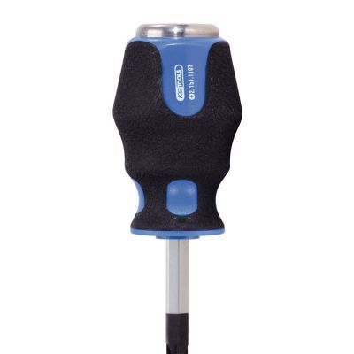 KS TOOLS ERGOTORQUE MAX ОТВЕРТКА ДЛЯ ВИНТОВ С КРЕСТООБРАЗНЫМ ПАЗОМ-КОРОТКАЯ МОДЕЛЬ PH2