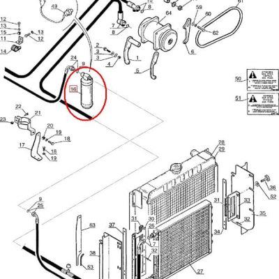 ФИЛЬТР ОСУШАЮЩИЙ ДЛЯ КЛИМАТ-КОНТРОЛЯ NEW HOLLAND 85812680