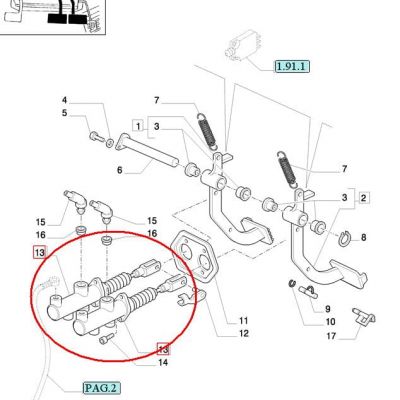 ТОРМОЗНОЙ НАСОС NEW HOLLAND CASE 82018664 - 82006194 - 87343615 - 84558759 — фото 4