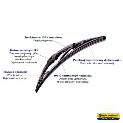 СТЕКЛООЧИСТИТЕЛЬ 500MM NEW HOLLAND CASE 73329275 — фото 3