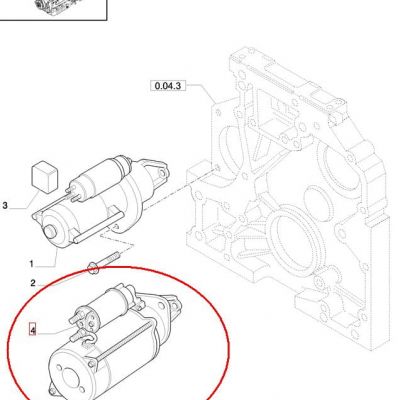 СТАРТЕР NEW HOLLAND CASE STEYR 84151331