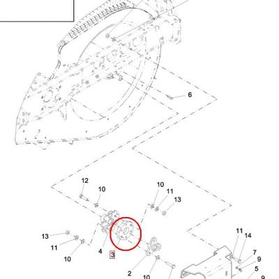 РЕЗИНОВАЯ МУФТА ВЕНТИЛЯТОРА NEW HOLLAND CASE 89811514-9811514 — фото 4