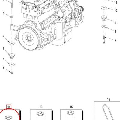 Фильтр системы охлаждения New Holland CASE CNH 441702A1-84477273