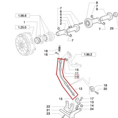 ТРОС СЦЕПЛЕНИЯ NEW HOLLAND CASE 5175762