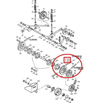 КЛИНОВОЙ РЕМЕНЬ ПРИВОДА ВЕНТИЛЯТОРА NEW HOLLAND CASE 89818704 - 9818704-534310R1