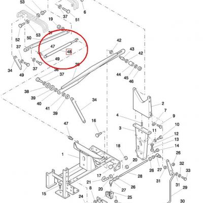 ГАЗОВАЯ ПРУЖИНА КАПОТА NEW HOLLAND 89824788-86026276