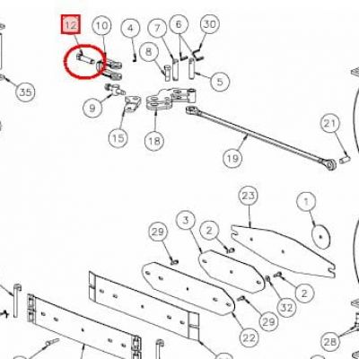 БОЛТ НАТЯЖИТЕЛЯ M24X90 067039