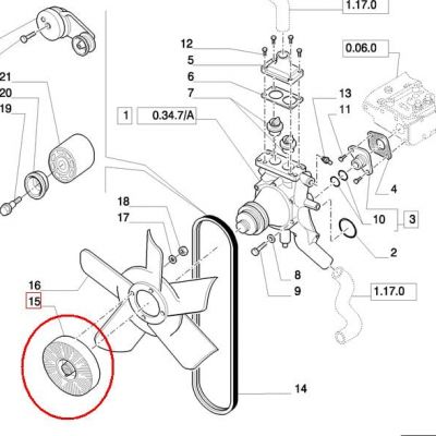 ВИСКОЗНАЯ МУФТА NEW HOLLAND CASE 82006847