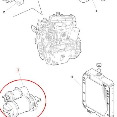 СТАРТЕР NEW HOLLAND CASE 500338953 - 87569022 - 5801441816
