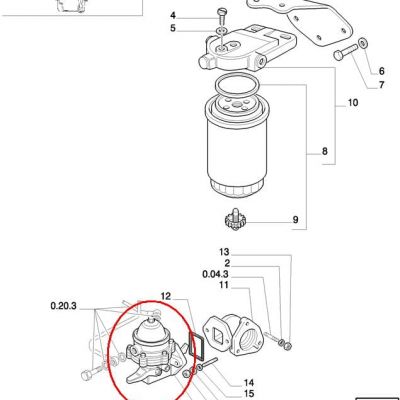 ТОПЛИВНЫЙ НАСОС NEW HOLLAND CASE 4757883-504090935