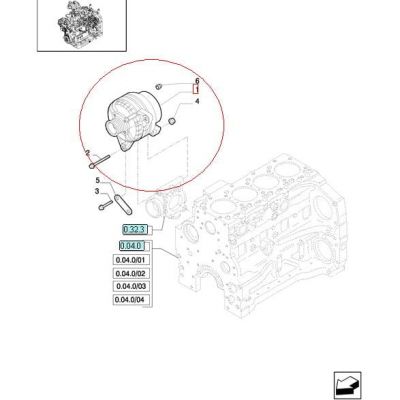 ALTERNATOR 120A New Holland CASE STEYR 84141452