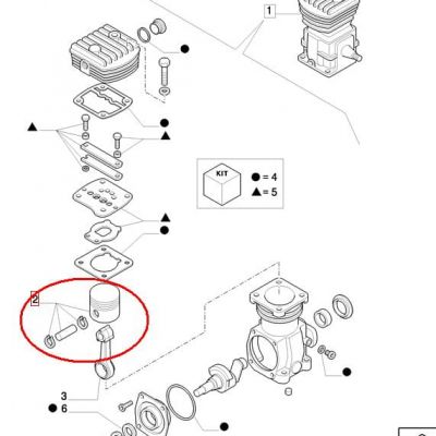 ПОРШЕНЬ ДЛЯ ВОЗДУШНОГО КОМПРЕССОРА NEW HOLLAND CASE 47982987 -9969245 - 132000130717