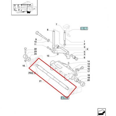 НИЖНИЙ РОЛИК ТЯГИ New Holland CASE 5154843