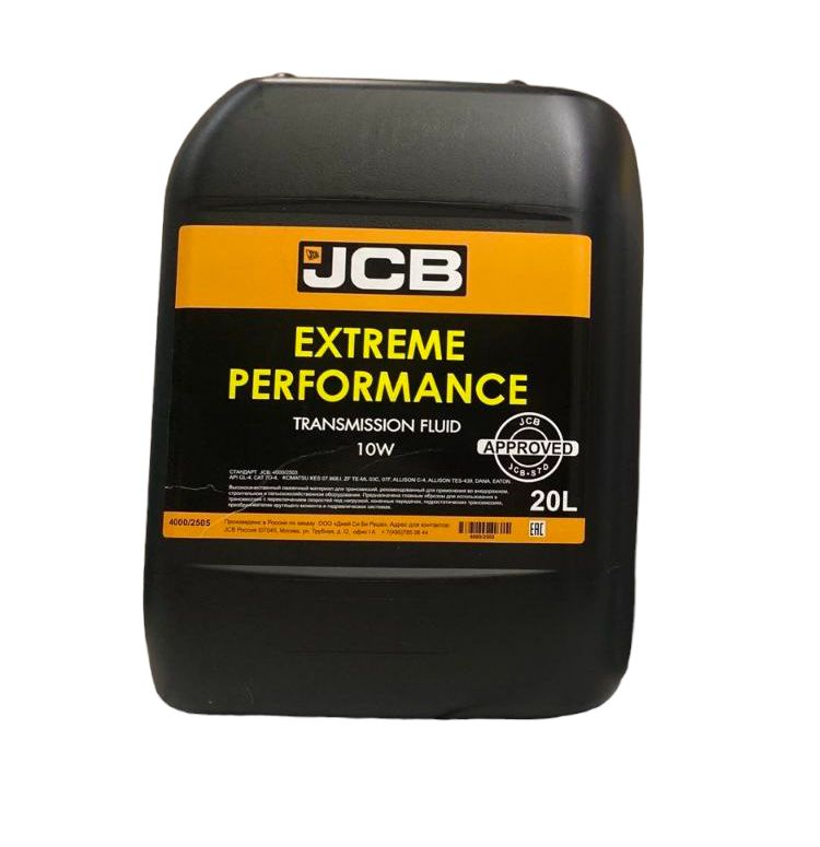 Масло JCB EP Transmission Fluid 10W (20-лтр) 4000/2505, 4000/2501, 4000/0902, 4000/2503, 4000/0903