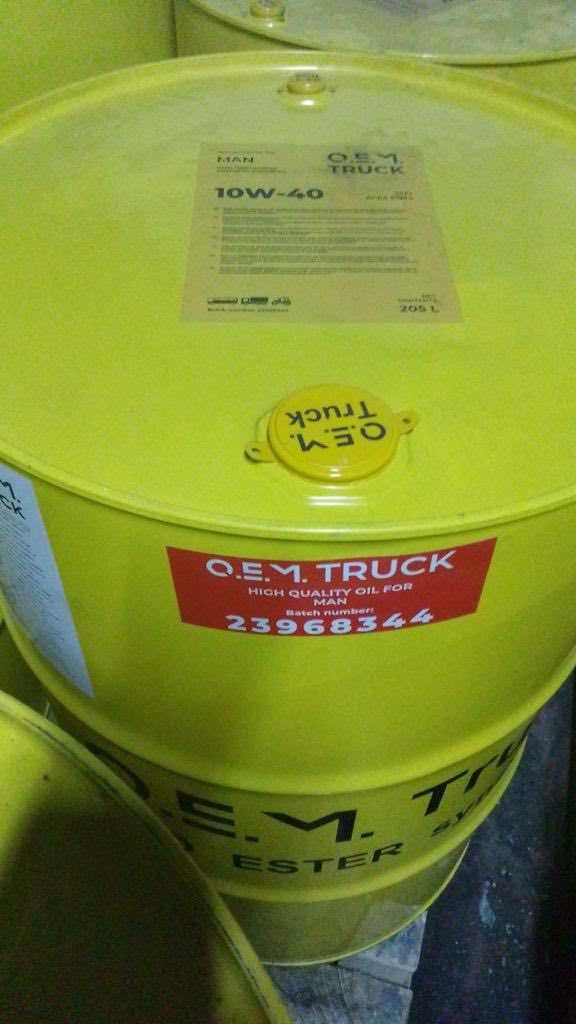 Моторное масло OEM Truck MAN 3477 10w-40 205L (малозольная синтетика)