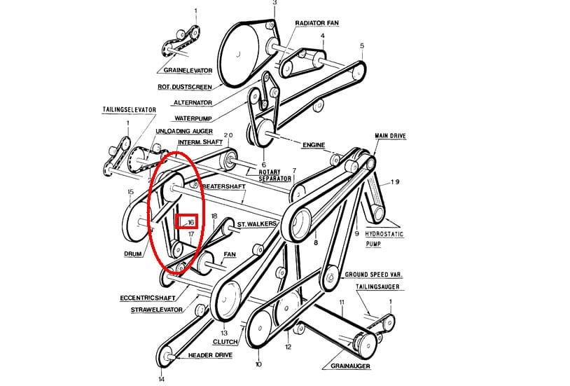 Ремень бесступенчатой ​​передачи TC59 NEW HOLLAND WINDOW WINDER 89515075 - 9515075