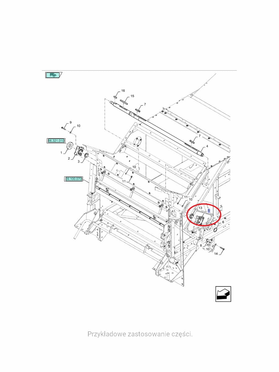 NEW HOLLAND CASE CNH 439804 КОРПУС ПОДШИПНИКА