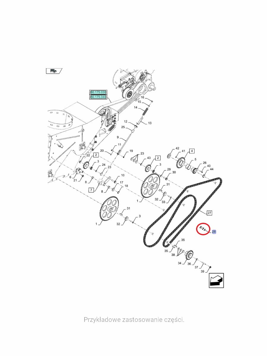 КРЫШКА ДЛЯ КОРПУСА NEW HOLLAND CNH 288063