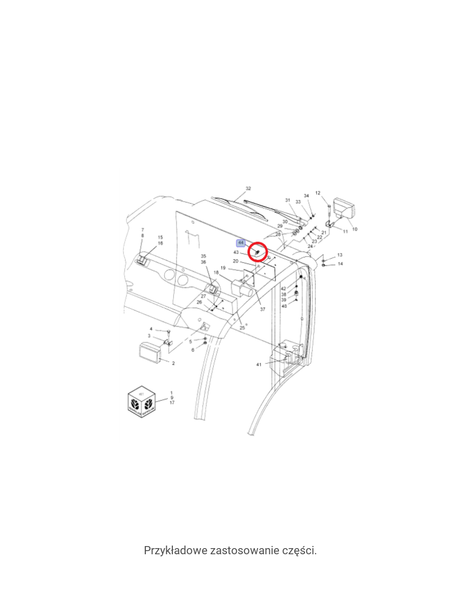 Форсунка New Holland CNH 87771842