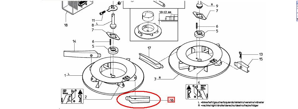 ПОСЕВНАЯ ЛОПАТЬ KVERNELAND L=185 VNB1999002 - VNB4955978