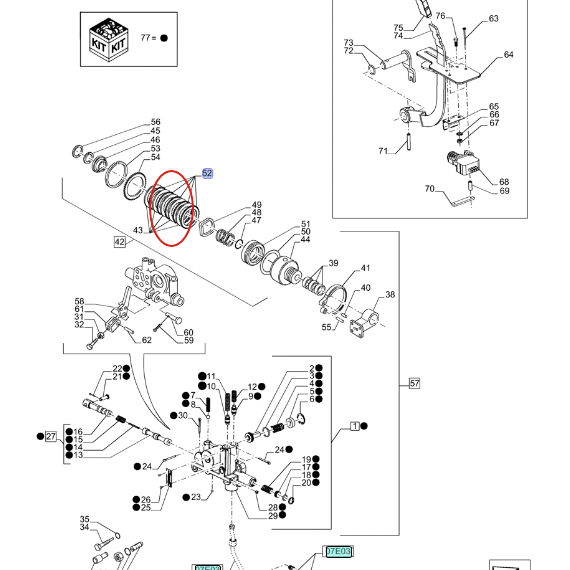 ДИСОК СЦЕПЛЕНИЯ CNH 86500763 - 81808607