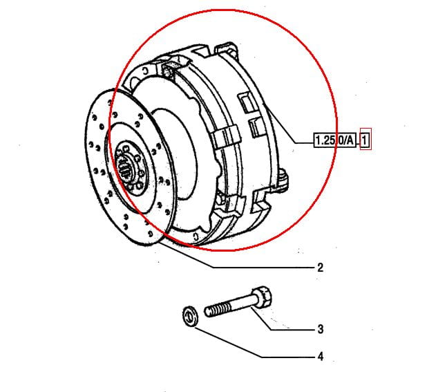 КОРПУС МУФТЫ ДВИГАТЕЛЯ NEW HOLLAND 5092792 - 5150646